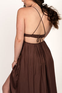 Escape Maxi Dress - Espresso