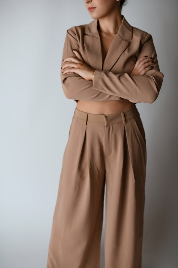 Poised Wide Leg Trousers